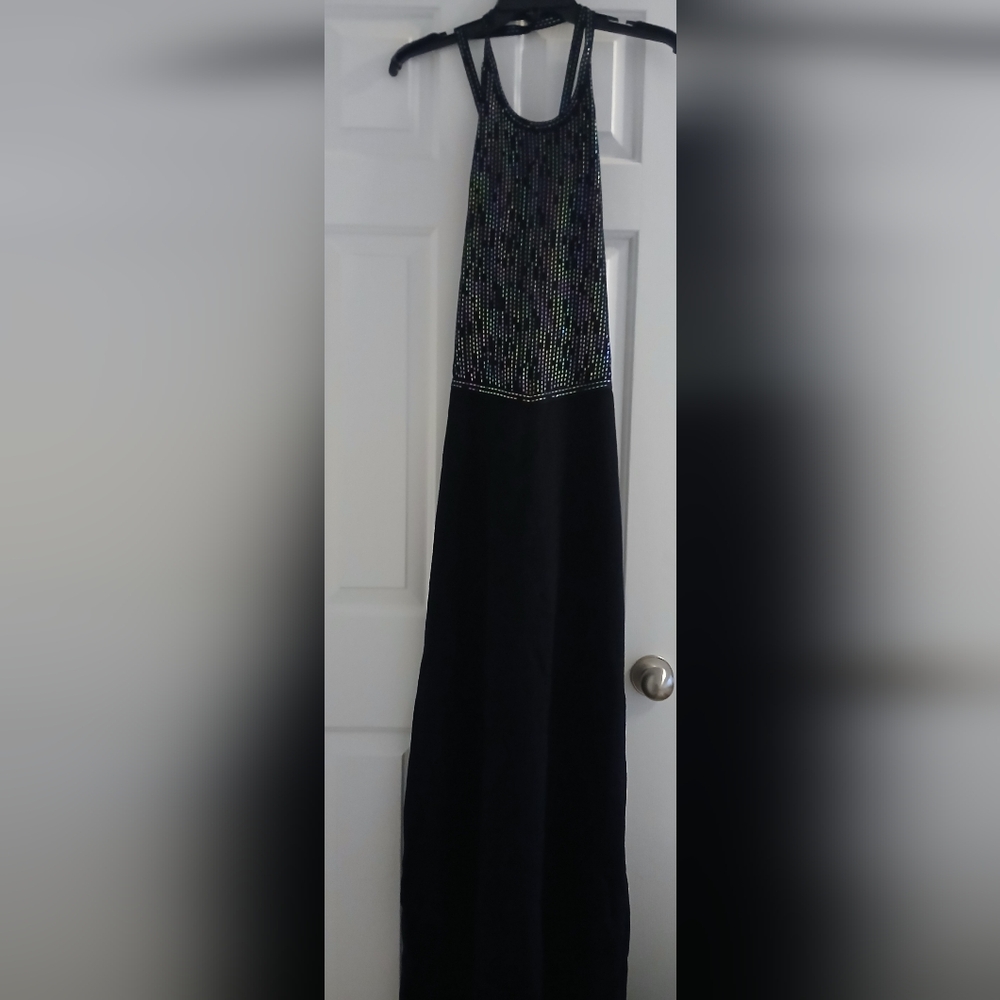 ST. JOHN Full Knit Backless Strappy Dress